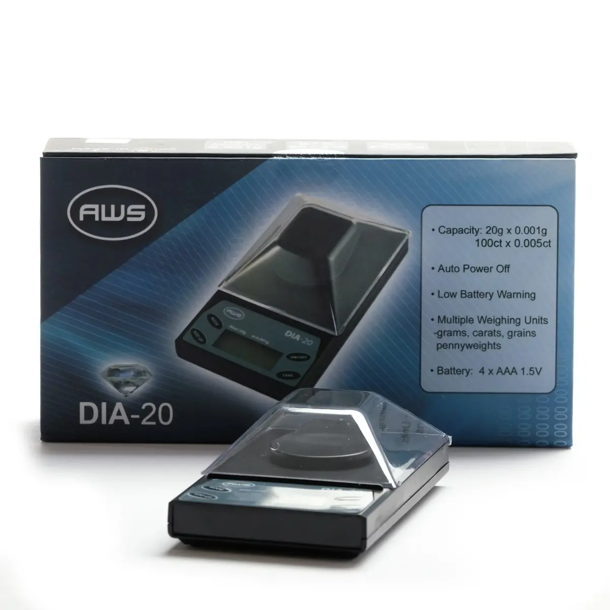 [Q-1271] SCALE AWS DIAMOND 20 X 0.001G
