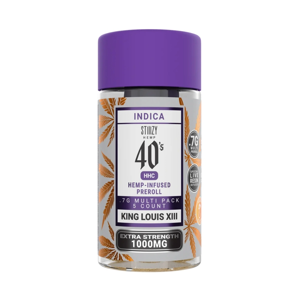 [T-1205] STIIIZY 40'S HHC PRE-ROLLS KING LOUIS XIII