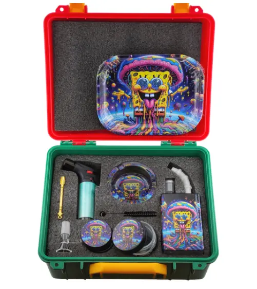 Suitcase Juice Bottle Set