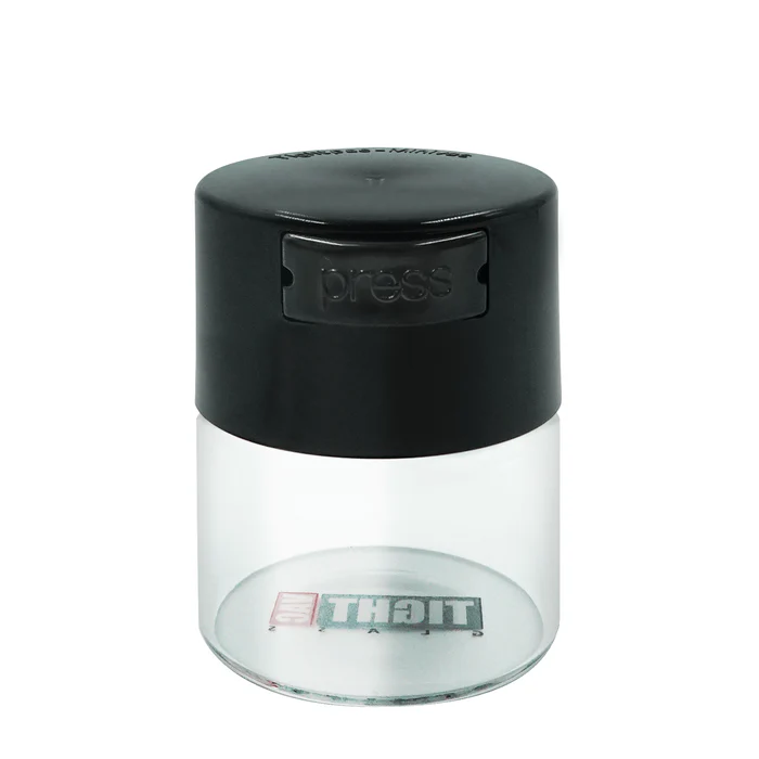 [Q-1549] TIGHT VAC 10G/1.4OZ/0.12 LITER - TG1 CLEAR BODY/BLK CAP