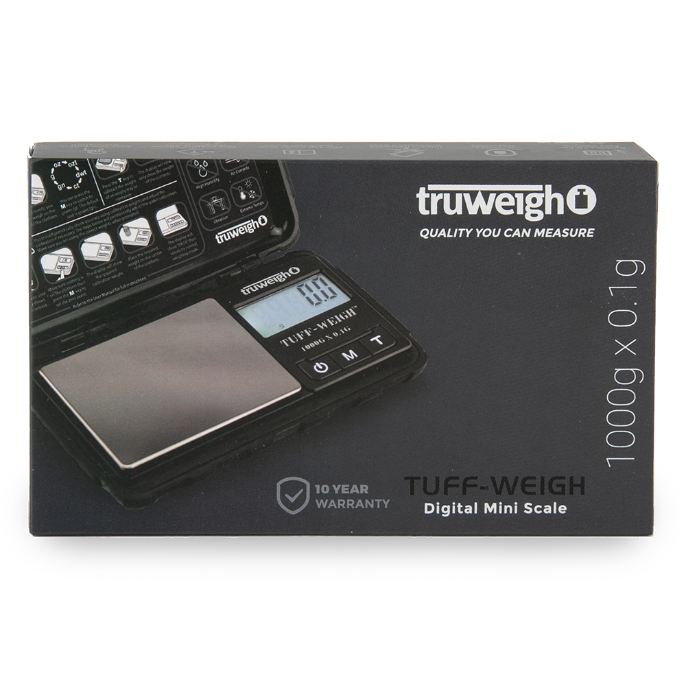 TRUWEIGH TUFF-WEIGH 1000G X 0.1G DIGITAL SCALE