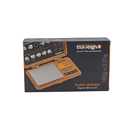 [Q-3770] TRUWEIGH TUFF-WEIGH SCALE ORANGE 100G X 0.01G