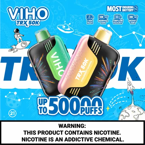 VIHO TRX 50K Disposable Vape 100ML 5PK
