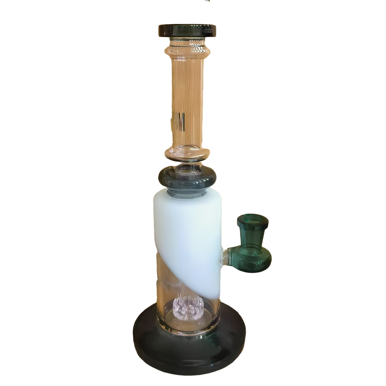 [Q-3973] WATERPIPE BLO W/ GRASS AND LEAF FLOWER END SUMMER STYLE DESIGNS