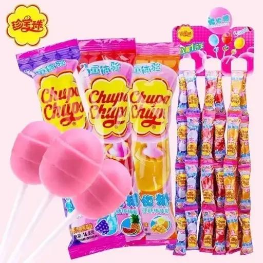 [Q-4991] Exotic Chupa Chups Lolipop Mixed Flavor 48Pcs