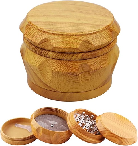 [Q-4102] WOOD GRINDER 3 CHAMBERS