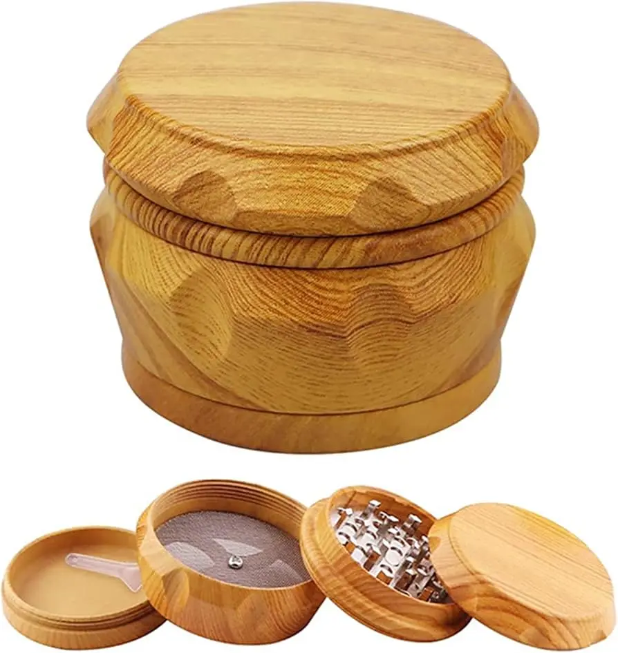 [Q-4102] WOOD GRINDER 3 CHAMBERS